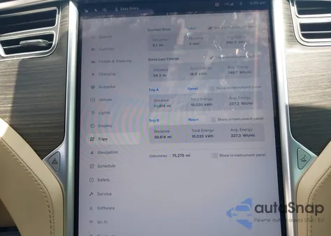 2016 Tesla Model S 60/70/75/85 из США, поврежденный, VIN 5YJSA1E13GF175867